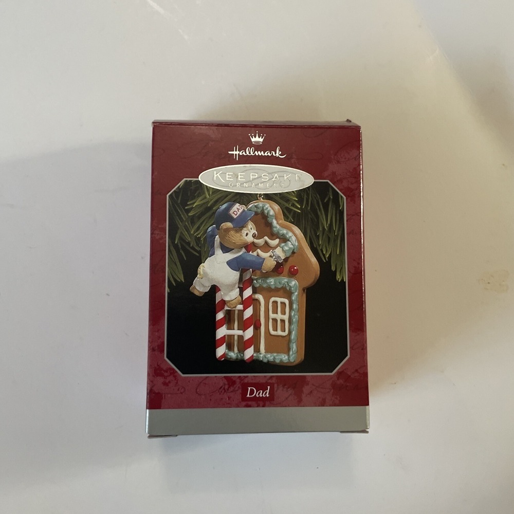 Hallmark Keepsake Ornament Dad OS Multicolor 1998 Gingerbread Bear